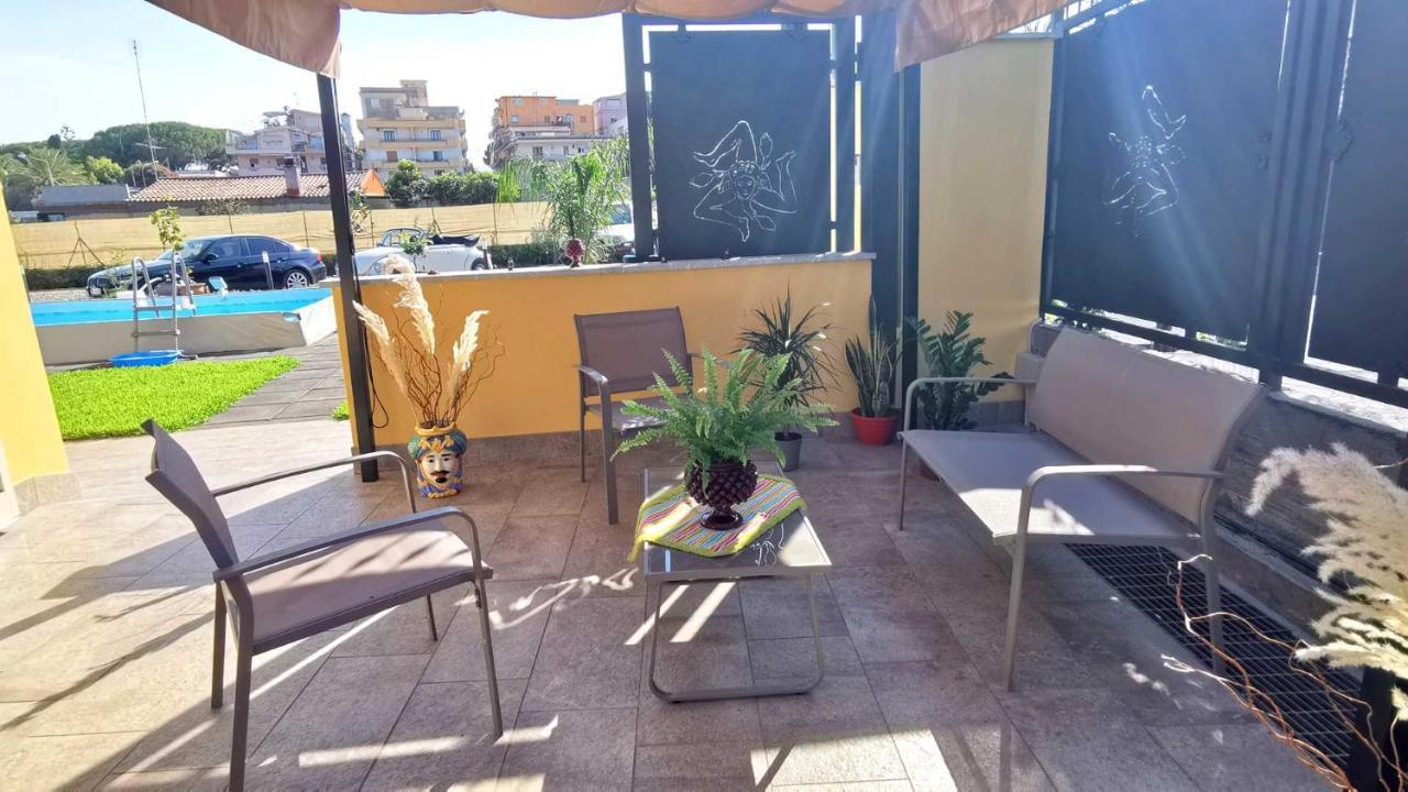 La Villa Trinacria Giardini Naxos Bagian luar foto